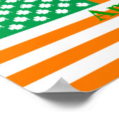 Irische Flagge Poster (Ecke)