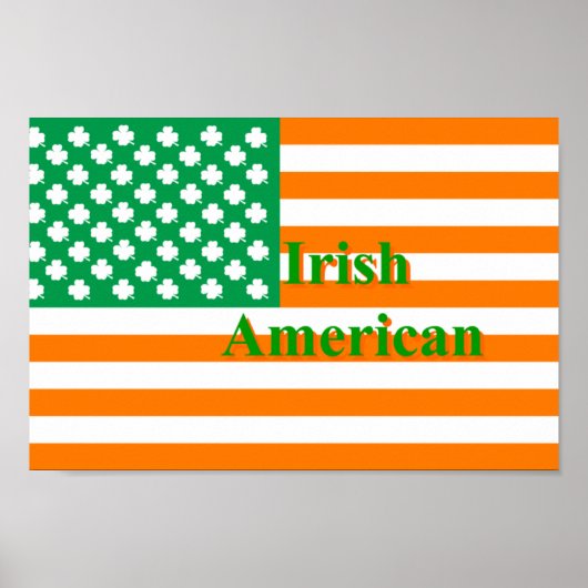 Irische Flagge Poster (Vorne)