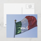 Irische Flagge Postkarte (Vorne/Hinten)