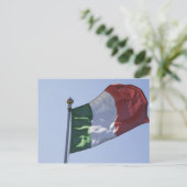 Irische Flagge Postkarte (Stehend Vorderseite)