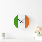 irische Flagge Runde Wanduhr (Zuhause)