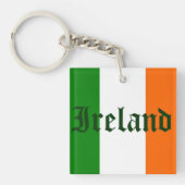 Irische Flagge Schlüsselanhänger (Vorderseite)
