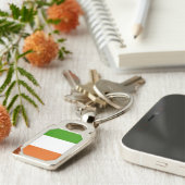 irische Flagge Schlüsselanhänger (Seite)