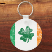 irische Flagge Schlüsselanhänger (Vorderseite)