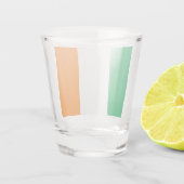 Irische Flagge Schnapsglas (Rückseite)