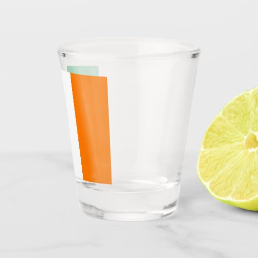 Irische Flagge Schnapsglas (Rechts)