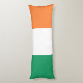 Irische Flagge Seitenschläferkissen (Rückseite (Vertikal))