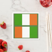 Irische Flagge Serviette (Beispiel)