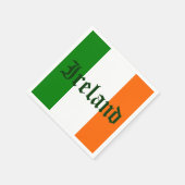 Irische Flagge Serviette (Ecke)