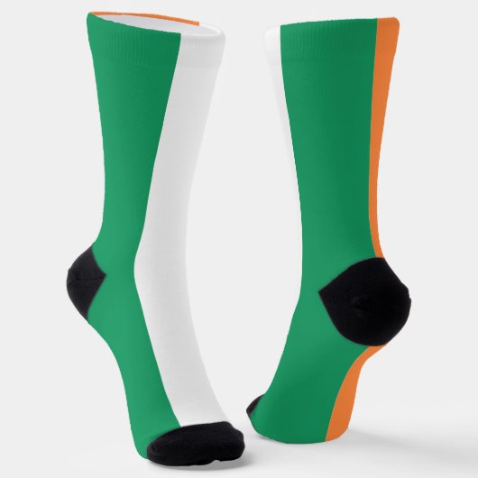 Irische Flagge Socken (Gewinkelt)