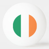 Irische Flagge Tischtennisball (Rückseite)
