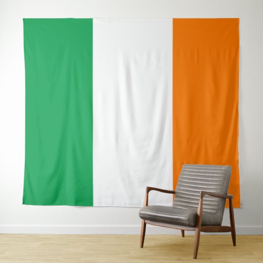 IRISCHE FLAGGE WANDTEPPICH (Beispiel (Horizontal))