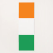 Irische Flagge Yogamatte (Rückseite)