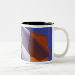 Irische Flagge Zweifarbige Tasse