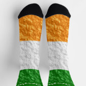 Irische Flaggen-Design Socken (Oben)