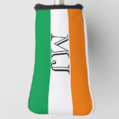 Irische Flaggen-Irland-Monogramm-Putter-Abdeckung Golf Headcover (Rotieren 90)