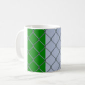 Irische Flaggenstärke Kaffeetasse (Vorderseite Links)