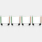 Irische Flaggenwraps Whiskyglas (Links)