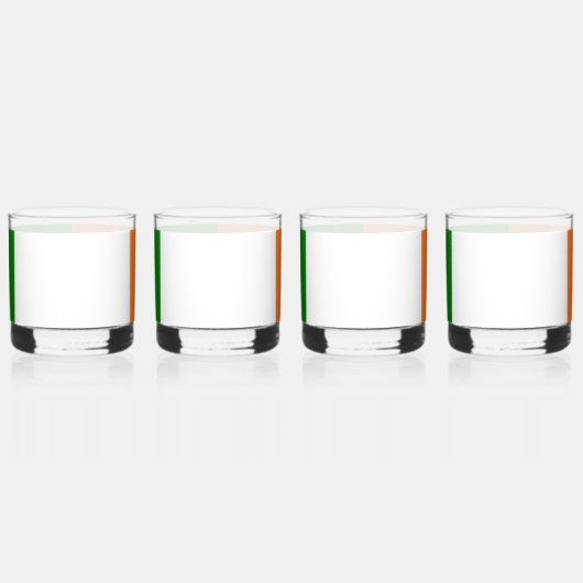 Irische Flaggenwraps Whiskyglas (Links)