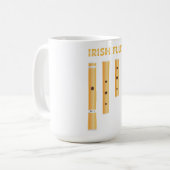 Irische Flöten-Tasse Kaffeetasse (Vorderseite Links)