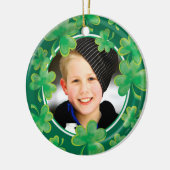 Irische Foto-Verzierung Keramikornament (Links)