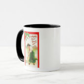 Irische Frau über Golfball Tasse (Vorderseite Links)