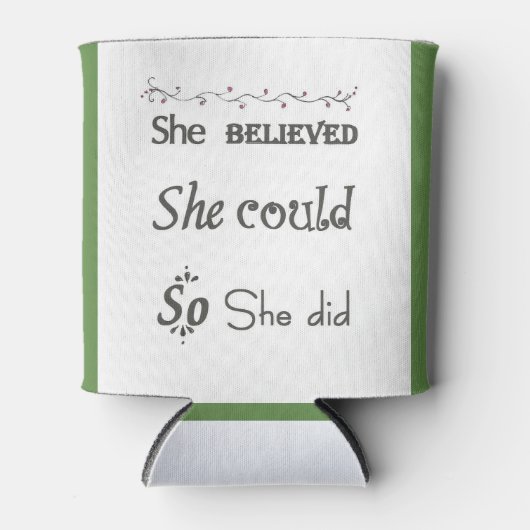 Irische Frauen haben eine gute Dosenkühlung Dosenkühler (Vorderseite)