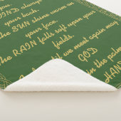 Irische Freunde segnen Sherpadecke (3/4)