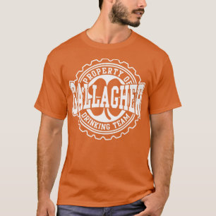 Irische Gallagher-Trinkmannschaft St. Patricks Day T-Shirt