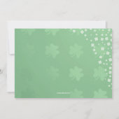 Irische Garten-Einladung Einladung (Rückseite)