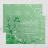 Irische Garten-Einladung Einladung (Vorne/Hinten)