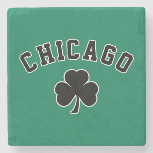 Irische Gemeinde in Chicago Steinuntersetzer (Vorderseite)