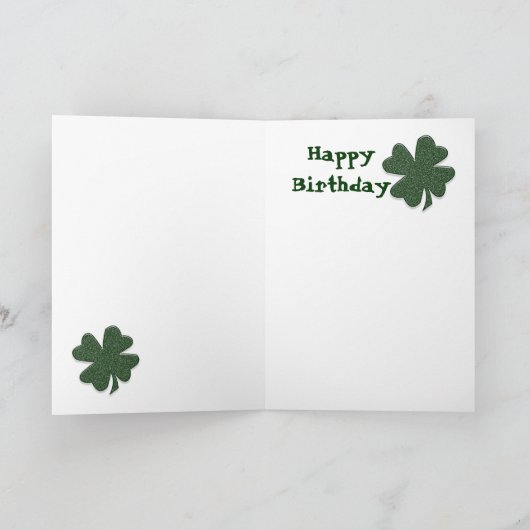 irische Geschenke Karte (Innenseite)