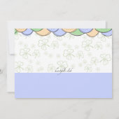 Irische Glück-Einladung Einladung (Rückseite)