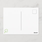 Irische Glückwünsche Postkarte (Rückseite)