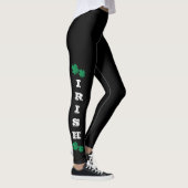Irische grüne Kleeblätter Leggings (Rechts)