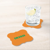 Irische grüne Orange moderne Saint Patrick's Day Untersetzer (Vor Ort)