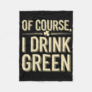 Irische grüne Outfits St. Patrick's Day Idee Fleecedecke