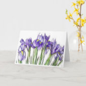 Irische Grußkarte (Leere) Karte (Gelbe Blume)