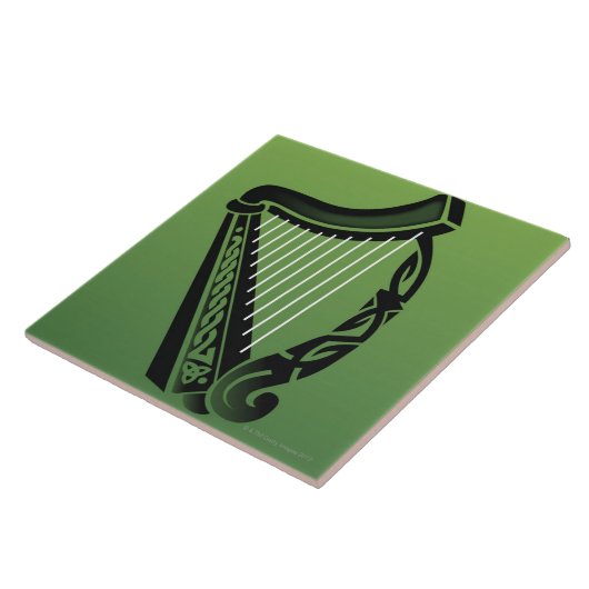 Irische Harfe Fliese (Seite)