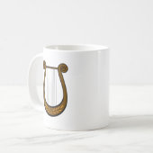Irische Harfe Kaffeetasse (Vorderseite Links)