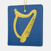 Irische Harfe Keramikornament (Links)