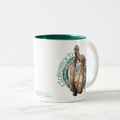 Irische Harfen-Tasse Zweifarbige Tasse (VorderseiteRechts)