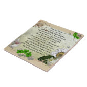 Irische Haus-Segen-Keramikfliese Fliese (Seite)