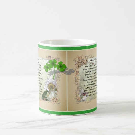 Irische Haus-Segen-Tasse Kaffeetasse (Mittel)