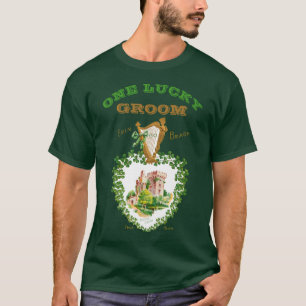 Irische Hochzeit Blarney Castle Ein Glücklicher Br T-Shirt