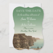 Irische Hochzeit Cliffs of Moher Save the Date (Vorderseite)