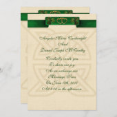 Irische Hochzeitseinladung Einladung (Vorne/Hinten)