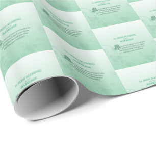 Irische Hochzeitsglückwünsche Segnung Geschenkpapier