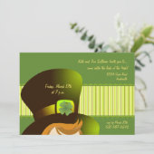 Irische Hut-Party Einladung (Stehend Vorderseite)